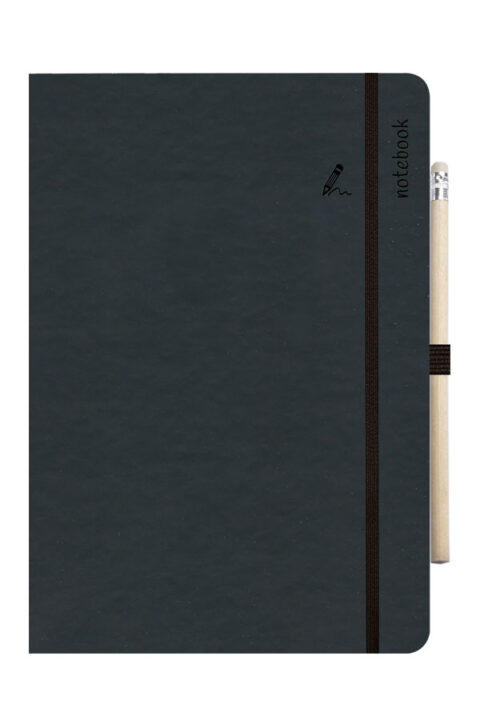 σημειωματάριο με χειροποίητη βιβλιοδεσία, εύκαμπτο, χαρτί λευκό, σελίδες με πεδίο ημερομηνίας, έντονα χρώματα, φάκελος εγγράφων