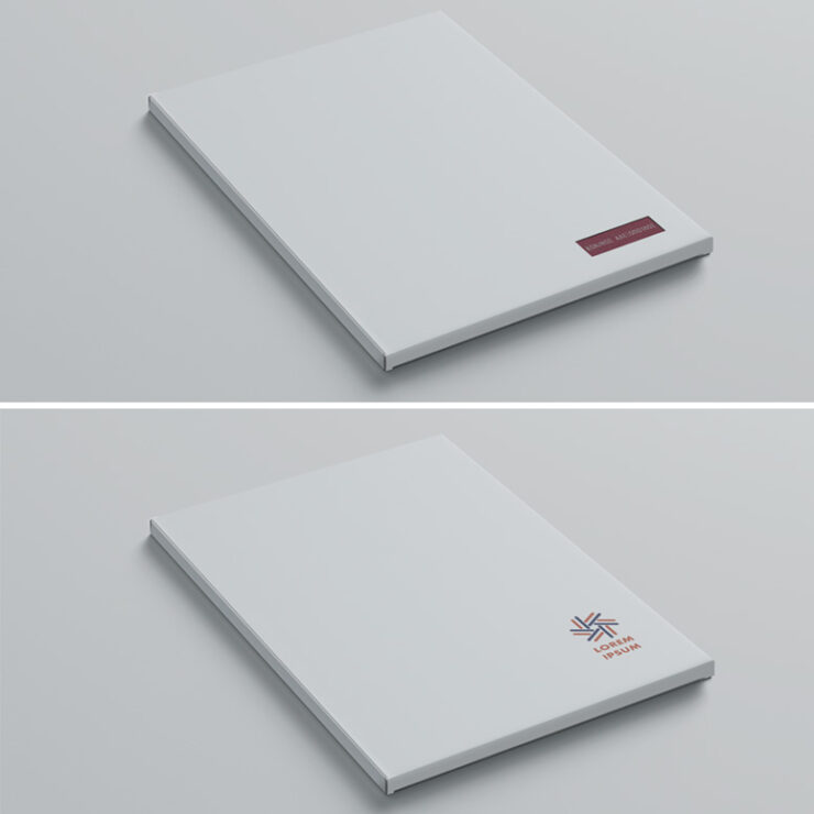 Κουτάκι συσκευασίας δώρου με δυνατότητα εκτύπωσης λογοτύπου και εγκοπής παραθύρου για προβολή ονόματος προσωποποιημένου βιβλίου.