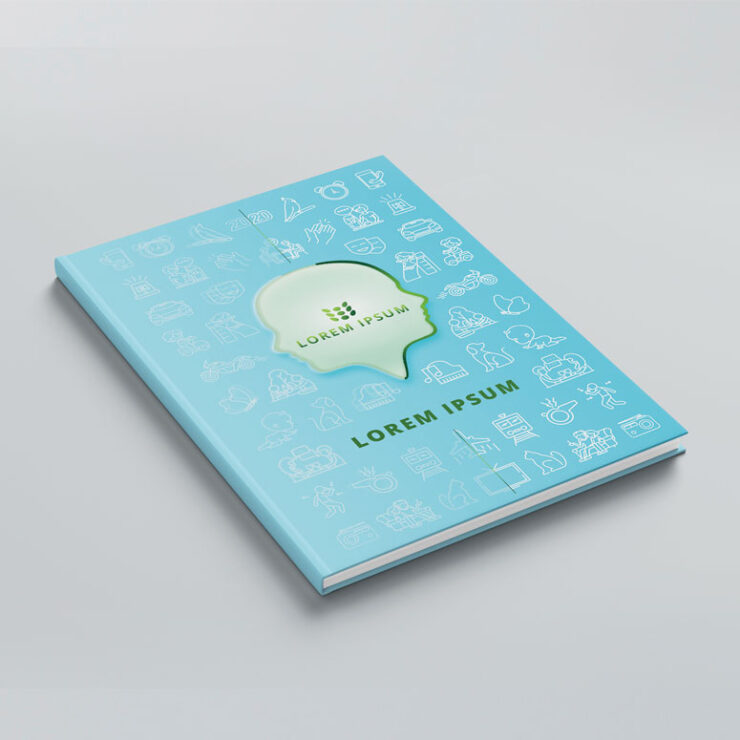 Έγχρωμη εκτύπωση μακέτας με εξειδικευμένο σχεδιασμό, σύμφωνα με τις τεθείσες προδιαγραφές του πελάτη και επιλογή πλαστικοποίησης καλύμματος.