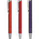 στυλό με ελατήριο από λακαριστό μέταλλο, λεπτομέρειες από αλουμίνιο, σε 9 χρώματα